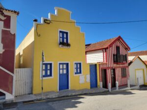 Maisons colorées de Aveiro au Portugal