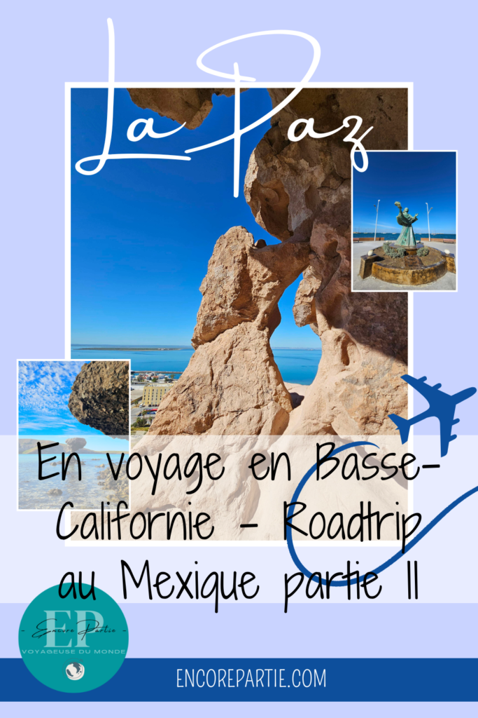 Montage de photos d'un roadtrip en Basse-Californie sur Pinterest