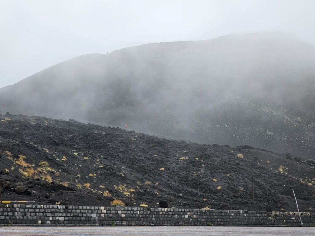 Montagnes de cendre volcanique