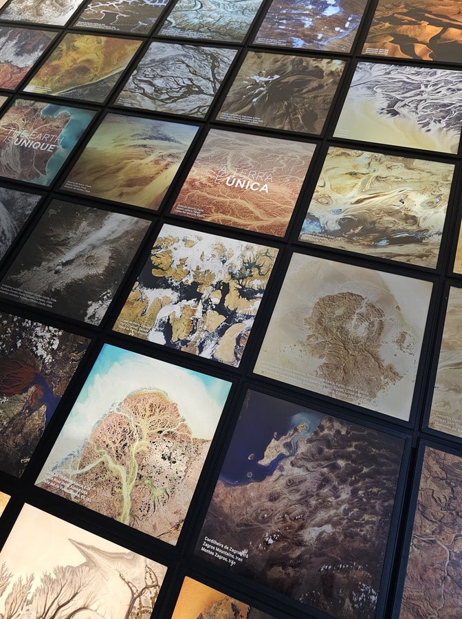 Montage de plusieurs photos de la Terre vue de l'espace