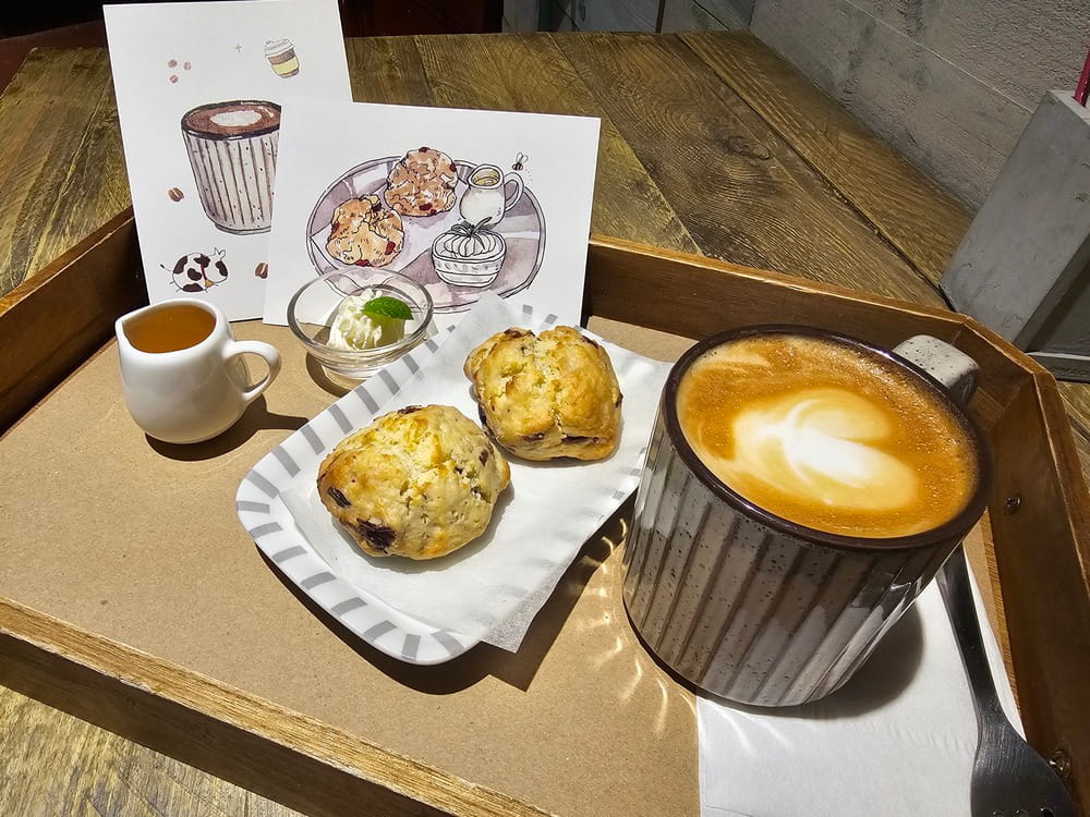 J'ai dégusté un bon café et une viennoiserie dans le café de chats de Taipei #catcoffee #taipei #taiwan