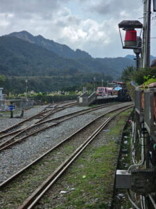 Station de train de Shifen, plus en service depuis le typhon de 2024 à Taiwan #shifen #taiwan