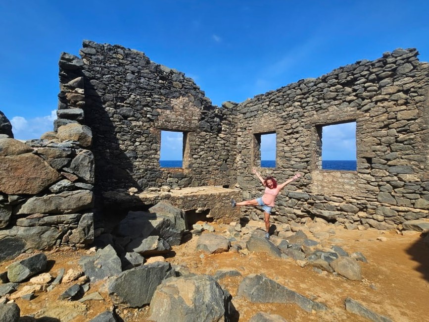 Bushiribana Gold Mill sont les ruines d'or sur la côte Ouest, au Nord de Aruba #aruba