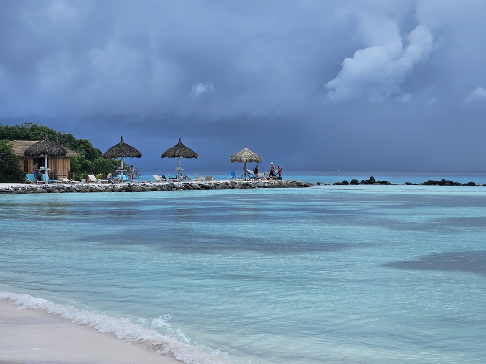 Flamingo Beach à Aruba #aruba