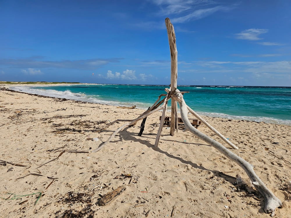 Plage secrète de Boca Grandi aperçue pendant mon road trip de 8 jours à Aruba #aruba #roadtrip
