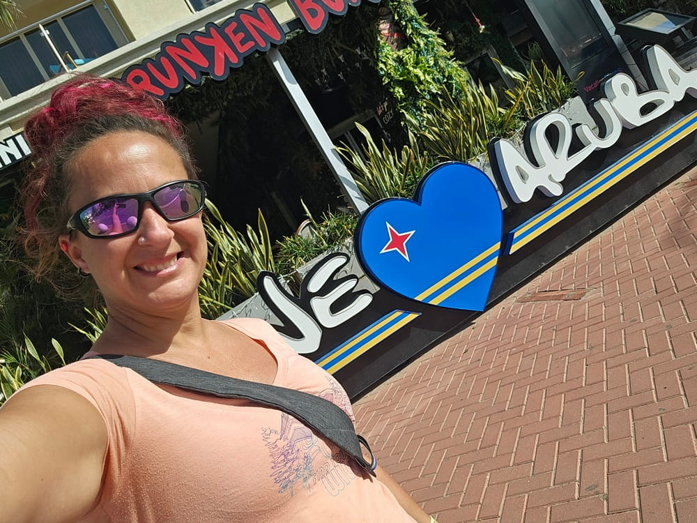 We love Aruba à Palm Beach pendant mon voyage à Aruba #aruba