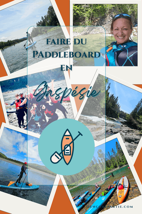 Promotion de mon article sur le paddleboard en Gaspésie où j'y décrits les plus beaux endroits à découvrir sur mon blog Encore Partie #paddleboard #Gaspesie