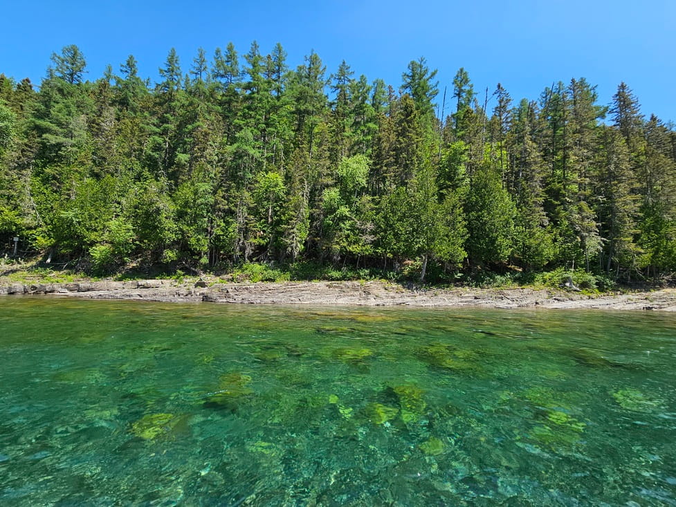 Les rivières de la Gaspésie sont cristalline et très froides #paddleboard #Gaspesie